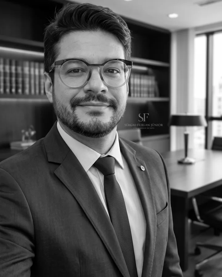 Sérgio Furlan Júnior, advogado, em seu escritório.